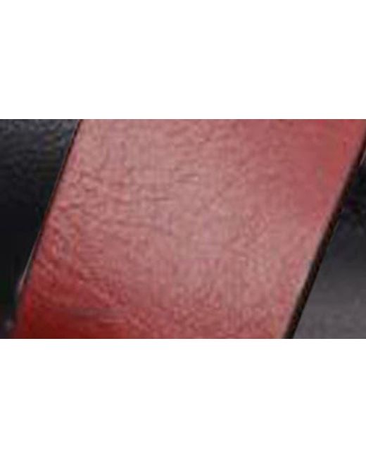 Free People Red Anya Ankle Strap Toe Loop Sandal