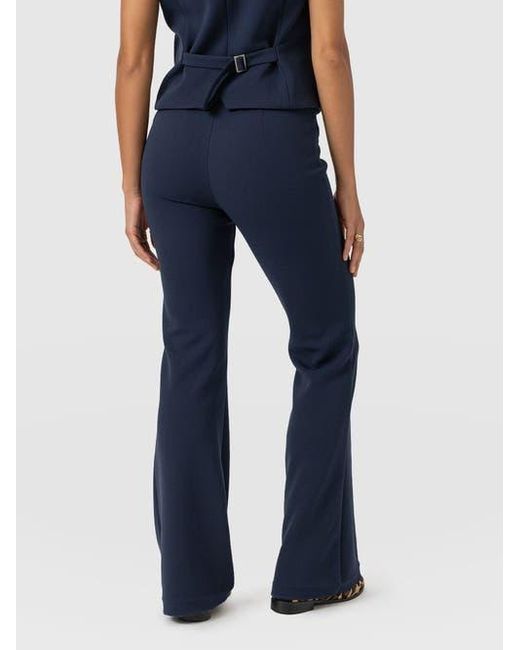 Saint + Sofia Blue Freya Flared Pant