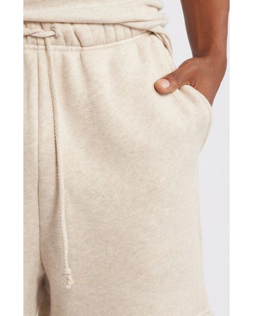 Elwood Natural Core Organic Cotton Brushed Terry Sweat Shorts for men