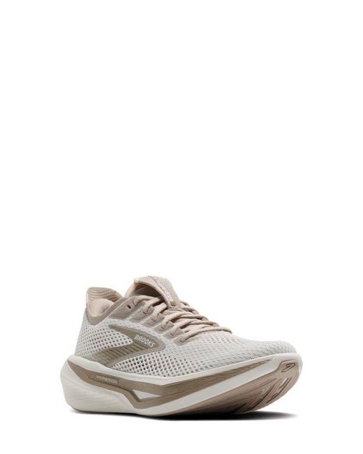 Brooks White Hyperion 3 Running Shoe