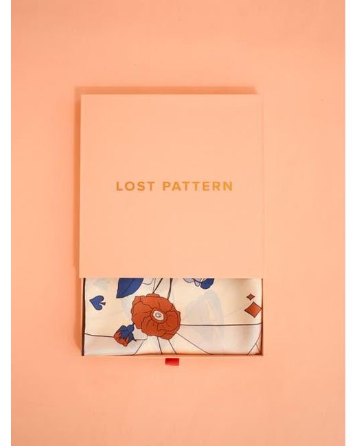 Lost Pattern Natural Camellia Large Silk Square Scarf