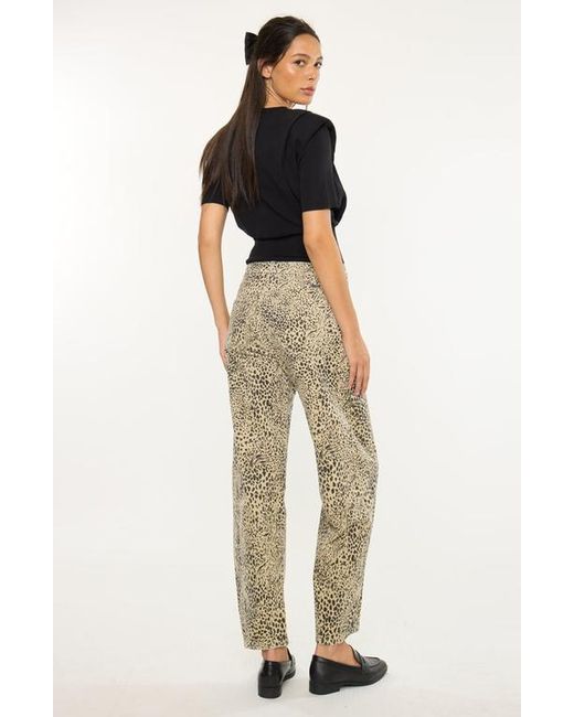 Kancan Natural Lydia Low Slung Barrel Jeans