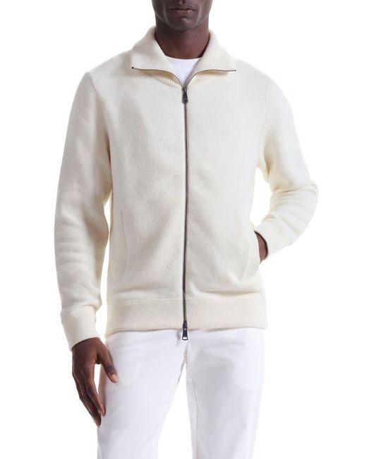 Bugatchi Multicolor Wool Blend Zip Cardigan for men