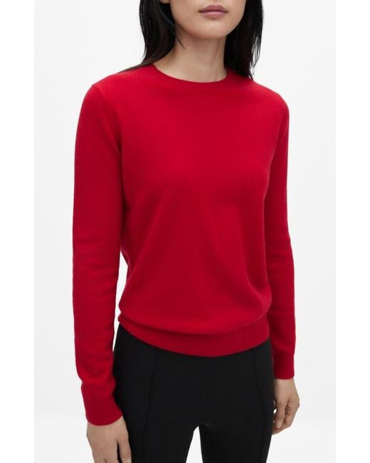 Mango Red Cashmere Sweater