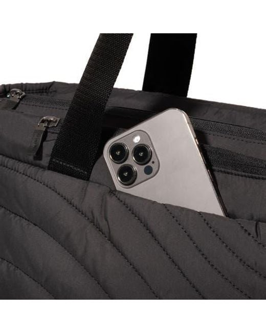 Baggallini Black Set Wave Tote Bag