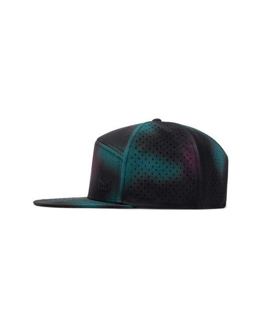 Melin Blue Trenches Icon Aura Hydro Performance Snapback Hat for men