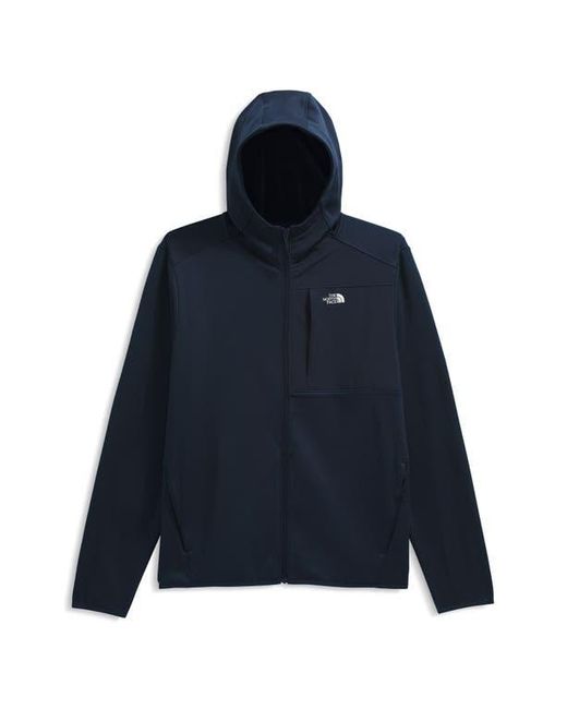 The North Face Blue Performance Fleece Zip Hoodie for men