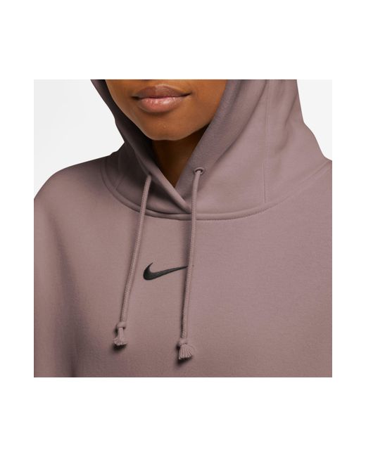 Nike Brown Sportswear Phoenix Fleece Pullover Hoodie