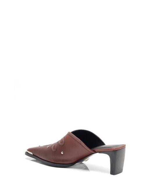 Free People Brown Roxi Western Mule