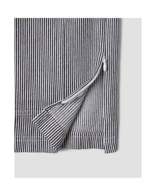 Stan Ray Gray Pinstripe Cotton Utility T-Shirt for men