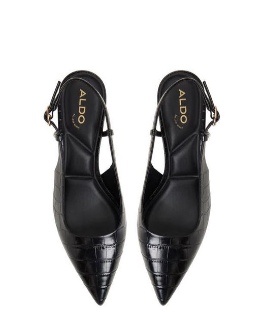 ALDO Black Adan Pointed Toe Slingback Pump