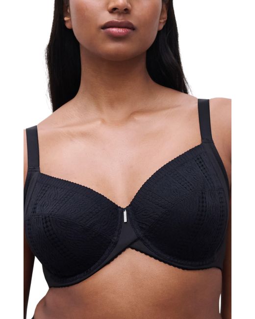 Chantelle Black Easy Support Full Coverage Underwire Bra