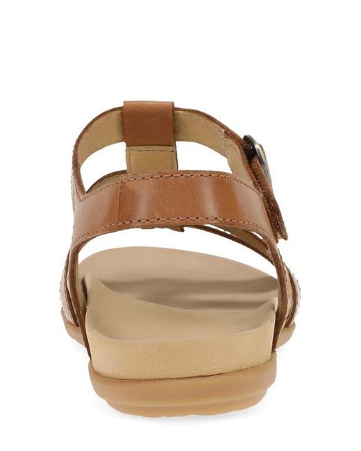 Dansko Brown Janice Ankle Strap Sandal
