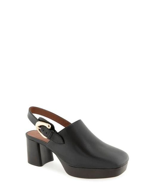 Aerosoles Black Shayla Platform Clog