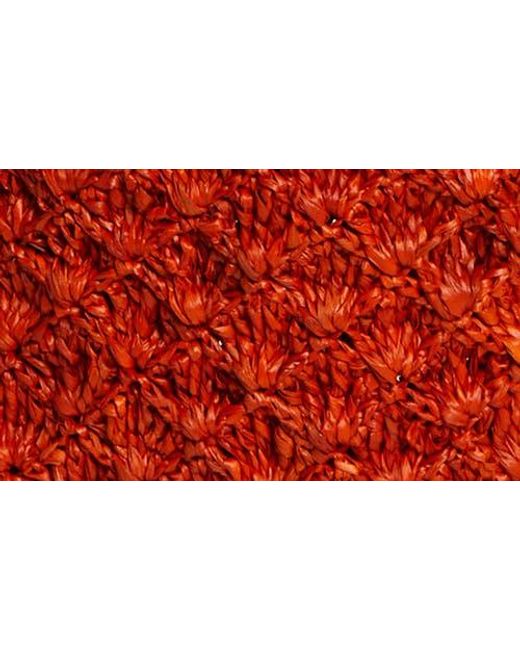 Isabel Marant Red Small Praia Raffia Tote