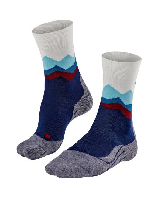 Falke Blue Tk2 Explore Crest Hiking Socks