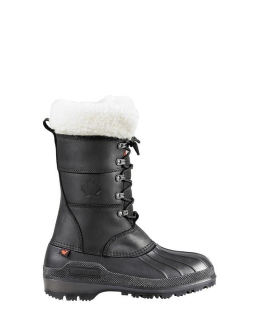 Baffin Black Maple Leaf Waterproof Snow Boot