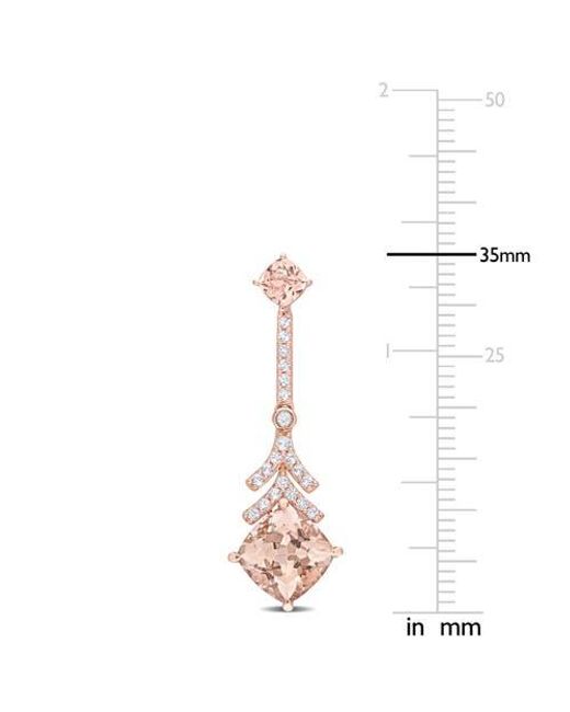 Julianna B Multicolor Topaz Drop Earrings 10K