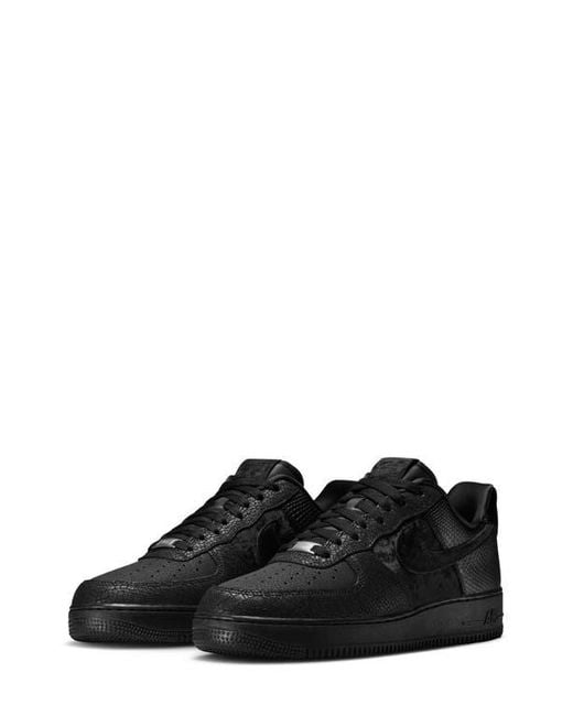 Nike Men's Black Air Force '07 Lx Sneaker