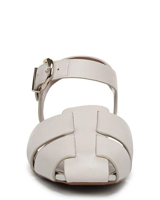 Naturalizer White Cleo Sandal