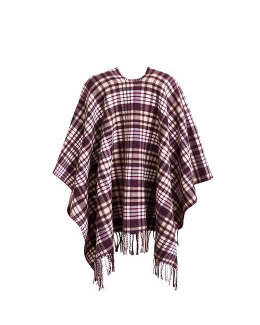 Fable England Red Check Cape