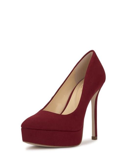 Jessica Simpson Red Sinelia Pointed Toe Platform Pump