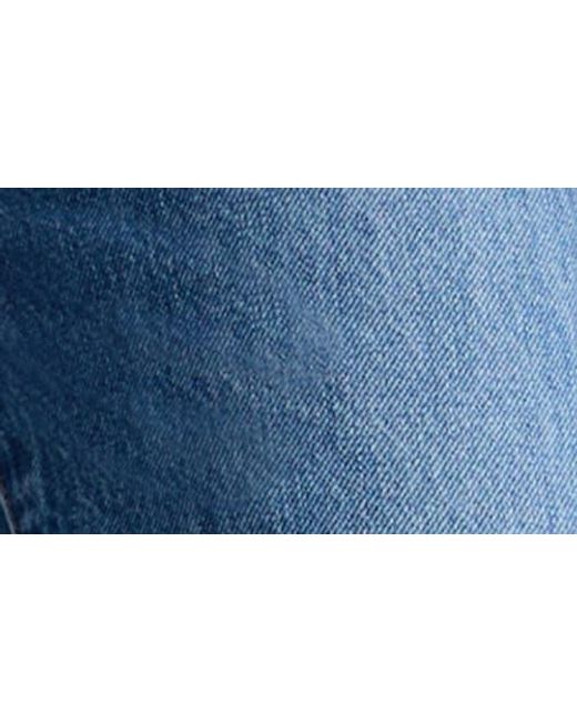 AG Jeans Blue The Boyfriend Mid Rise Straight Leg Jeans