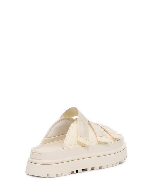 Ugg Natural Goldenglow Platform Slide Sandal