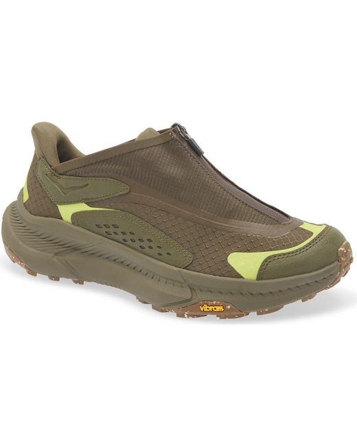 Hoka One One Green Gender Inclusive Project Transport Zip Sneaker
