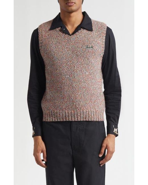 Bode Pink Falls Sweater Vest for men