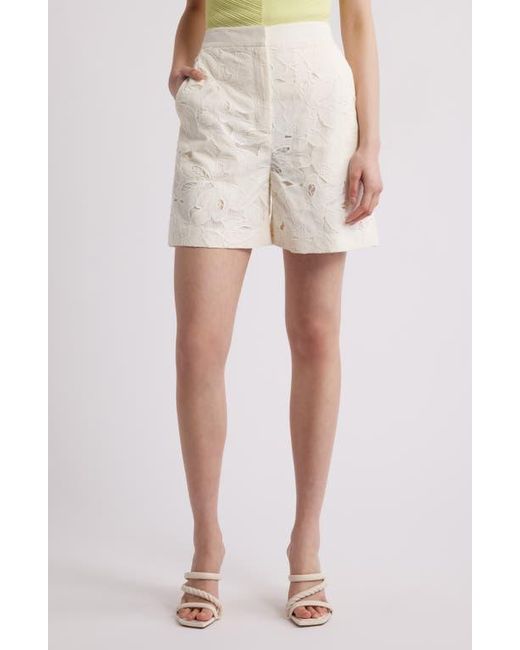 Boss Natural Tonara Broderie Anglaise Shorts