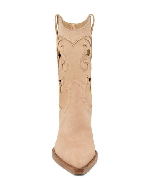 Dolce Vita Natural Ravena Cutout Western Boot