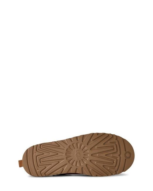 Ugg Brown Classic Genuine Shearling Lined Slipper for men