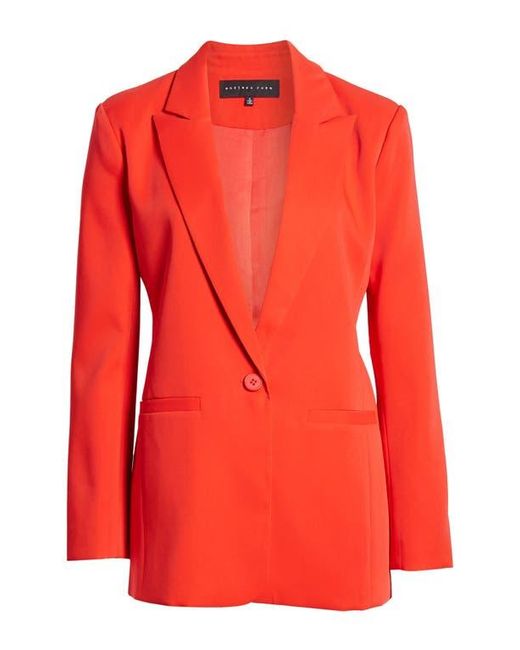 Endless Rose Tailored Single Button Blazer