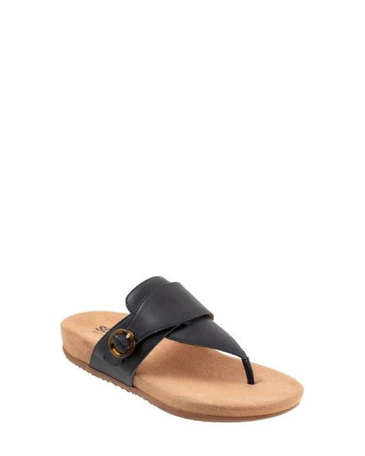 Softwalk® Blue Belize T-Strap Sandal