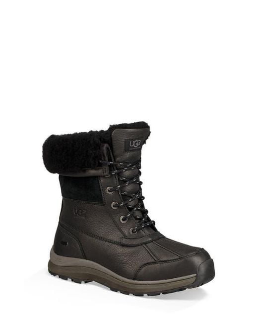 Ugg Black Adirondack Iii Water Resistant Bootie