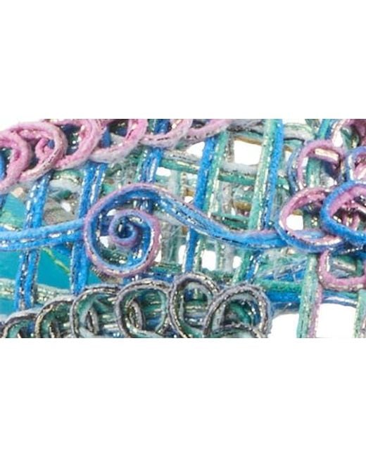 Spring Step Blue Lacyloops Sandal