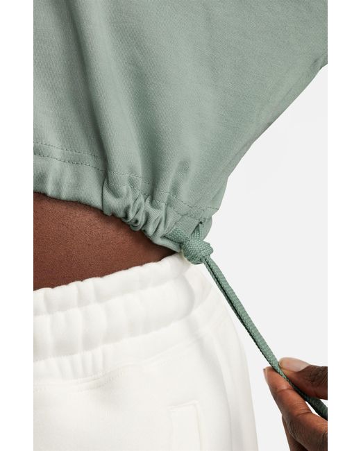 Nike Green Knit Crop Top