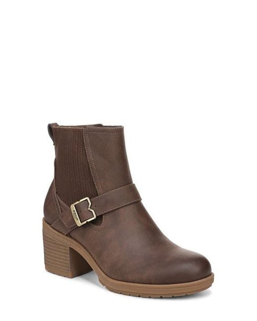 Dr. Scholls Brown Parker Platform Bootie