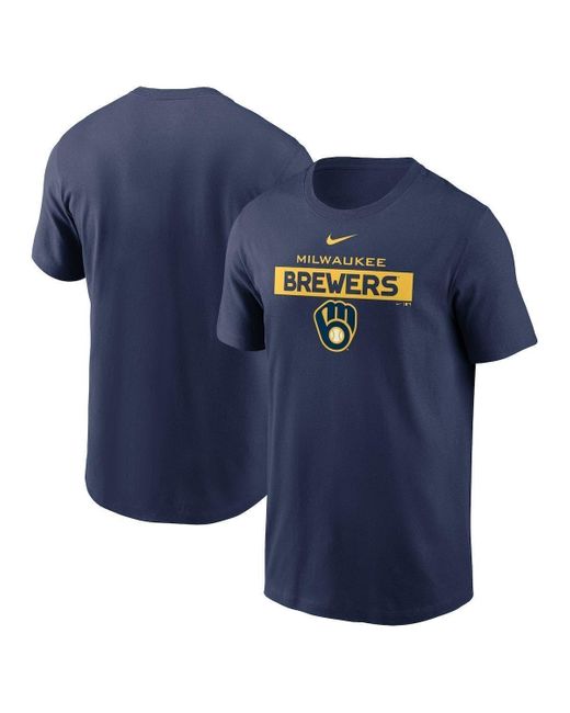 Nike Dri-FIT Team Legend (MLB Milwaukee Brewers) Men's Long-Sleeve T-Shirt