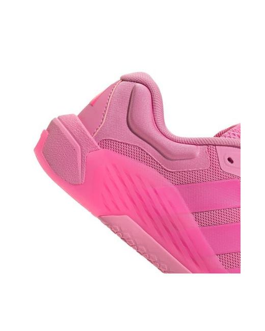 Adidas Pink Dropset 4 Power Trainer Sneaker