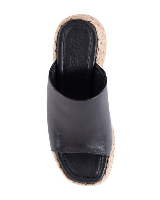 Seychelles Black Tulip Platform Sandal