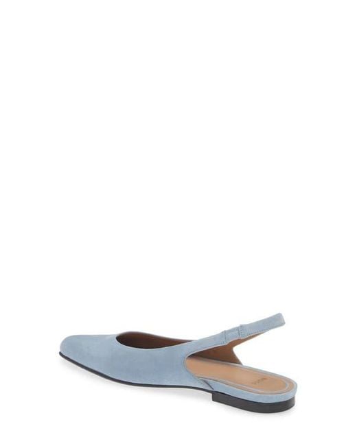 Boss White Rose Slingback Flat