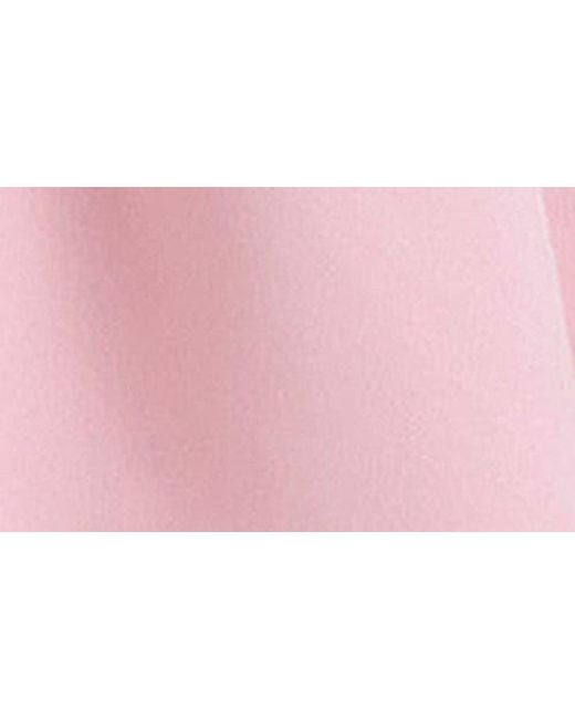 House Of Cb Pink Emmeliette Satin Minidress