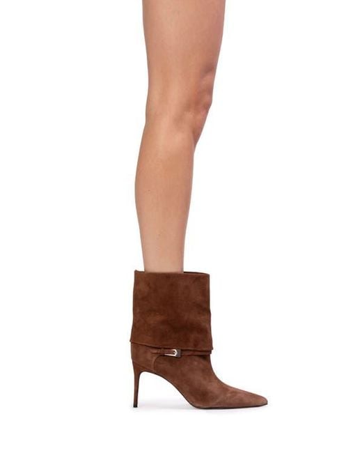 Black Suede Studio Brown Simone 80 Suede Boot