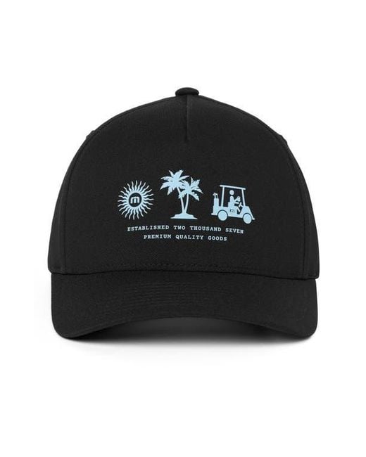Travis Mathew Black Cart Hat for men