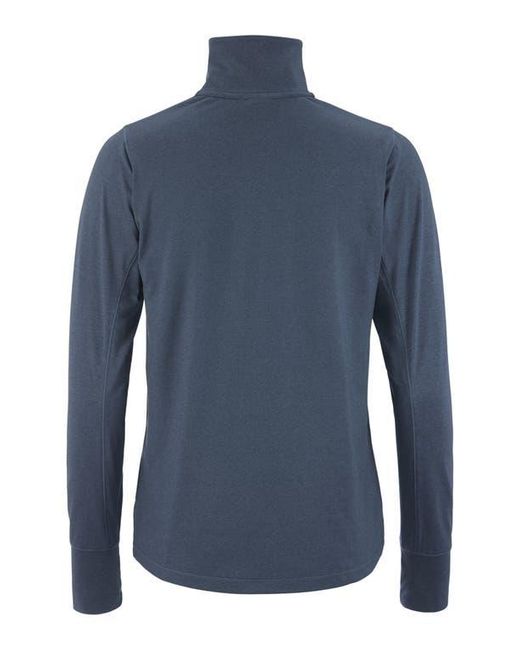 C.r.a.f.t Blue Flow Quarter Zip Pullover