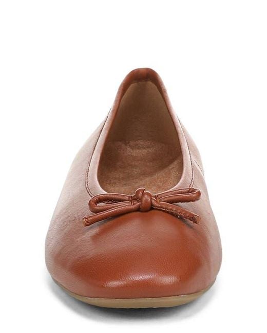 Vionic Brown Larissa Ballet Flat