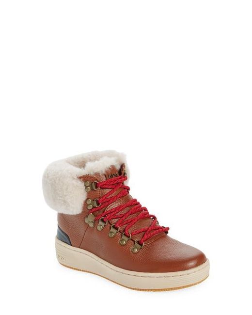 Skechers Red Palmilla-Anda Genuine Sheepskin Lined Boot