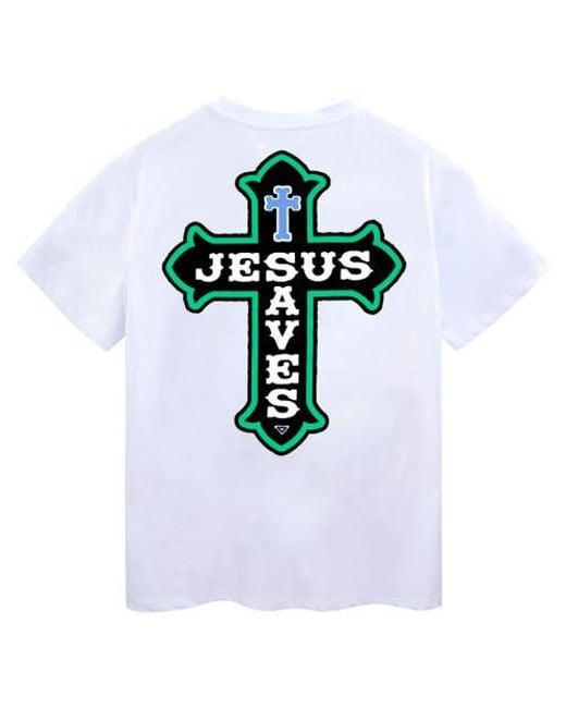 VERYRARE Blue Jesus Bread Tee for men